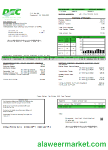 Delaware Electric Co-op utility business bill,  SCR